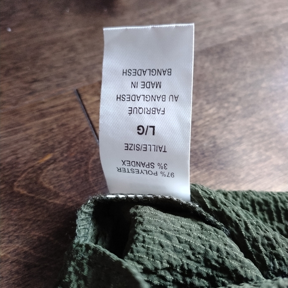 Suzy Shier blouse large army green - Picture 5 of 5